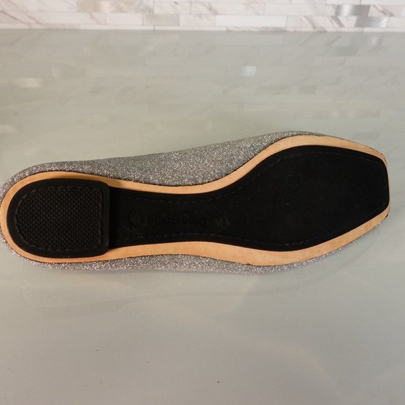 Repetto Women Size 38 Ballet Flat SINGLE SHOE LEFT 7 Glitter Amputee Silver $445 - Picture 8 of 10